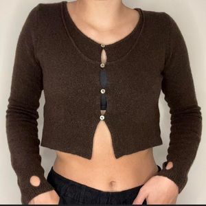 Zara cropped cardigan